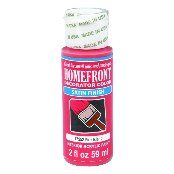 Homefront Satin Fire Island Hobby Paint 2 oz 17252 Zoro